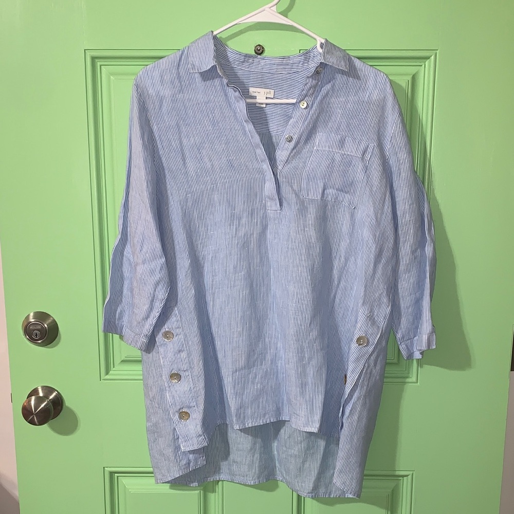 J Jill 100% Linen Top - Women’s size XS (probably fits more like a Small)